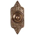 00968028 Wired Iron Doorbell Chime Push Button In Antique 646791195268
