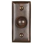 00968049 Wired Brass Doorbell Chime Push Button In Oil 646791195329