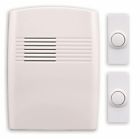 016963961623 Heath Zenith Wireless Battery Operated Door Chime Kit With 2 Push Buttons