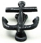 0170j-11631 Iwgac Anchor Nautical Maritime Solid Cast Iron Black Finish Door