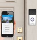 0852239005338 Ring Enabled Video Doorbell In Satin Nickel New