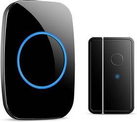 1 Plus One 445006476436 Door Chime When Opens Fullhouse Sensor Wireless Entry Alarm With 1000