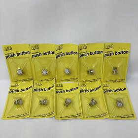 Bc205b 10-pack Lee Electric Unlighted Push Button Doorbell Vintage 16 Volts