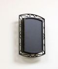 1001407817 Hampton Bay Wireless Or Wired Door Bell Black With Scroll
