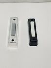 1003008630 Hampton Bay Wired Lighted Door Bell Push Button Pack Silver