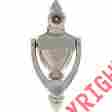 107378 National Brand Alternative Door Knocker Satin Nickel 160 Degree Doorknobs 635148106972