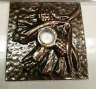 14207 Whitehll Products Whitehall Pinecone Doorbell Push Button Antique Copper Cabin