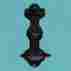 15664 The Renovators Supply Door Knocker Black Cast Iron Brand New 8 3 4 H X W 096962360573