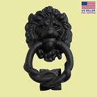 15863 The Renovators Supply Door Knocker Black Cast Iron Lion Head 6 H X 3 4 W 096962362225