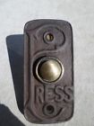 1612 Waterglass Studios Art Nouveau Solid Brass Door Bell Button New