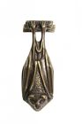 17147 The Renovators Supply Antique Brass Door Knocker Bat 096962370350