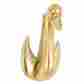 17203 The Renovators Supply Solid Brass Victorian Door Knocker Swan 096962370909