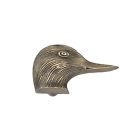 17214 The Renovators Supply Antique Brass Door Knocker Duck 096962371029