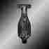 17216 The Renovators Supply Door Knocker Black Cast Iron Bat 5 H X 2 W 096962371043