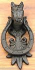 184s-0042 Iron Iwgac Door Cast Horse Knocker