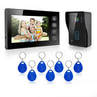 190612694404 Unbranded 7 Wired Lcd Video Door Phone Doorbell Intercom System Rfid Keyfobs Ir Camera
