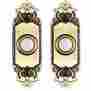 Hb-925-02 2-pack Hampton Bay Quality Brass Wired Home Doorbell Door-bell Lighted Push-button 016963079250