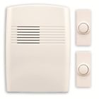 Sl-6162-d 2 Push Operated Buttons Chime Door 136405 Wireless -whi Battery Kit Id