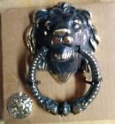 20141 Whitehll Products Whitehall Brass Neo Classical Door Knocker Lion Flora