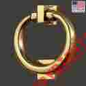 20539 The Renovators Supply Ring Style Solid Brass Door Knocker Lifetime Finish 096962387570