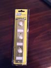 208p Lee Nos Triple Push Button Door Bell Brass Finish Lighted