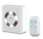 2120 2120-doorbell-us-good Jetech Portable 50 Chimes Wireless Push Button Doorbell With Led Indicator 0810298029290