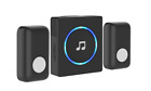 2127f-doorbell-2push-us-bk Jetech Best Programmable Wireless