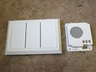 216590 Unbranded Brand New Wired Door Chime Receiver White Model 090489357214