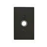 2463us19 Emtek Illuminated Door Bell Black 738505049155