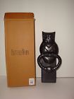 2809614 Pottery Barn Owl Door Knocker Nib Brass With Bronze Finish Metal Bird Fall