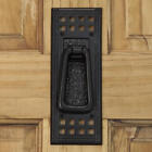 283933 Signature Hardware Mission Iron Door Knocker In Black Powder Coat
