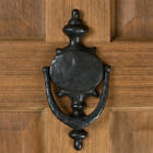 286435 Signature Hardware Traditional Solid Bronze Door Knocker With Dark Finish