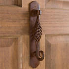 302808 Signature Hardware Montfort Hand Forged Iron Door Knocker In Rust