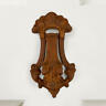 303207 Signature Hardware Leaf Cast Iron Door Knocker In Black Powder