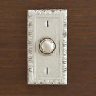 314608 Signature Hardware Egg And Dart Doorbell In Brushed Nickel