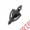 32425 Harney 4 Inch Door Knocker With Viewer Oil Rubbed Bronze Finish
