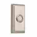 332-12c Baldwin Hardware Contractors Special-baldwin Wired Rectangular Bell Button-satin Nickel