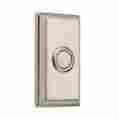332-13c Baldwin Hardware Contractors Special-baldwin Wired Rectangular Bell Button-satin Nickel