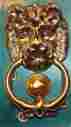 3410012509 The Broadway Collection Vintage New Nib Brass Lion Door Knocker Large 8