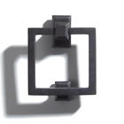 353352 Signature Hardware Solid Bronze Square Ring Door Knocker With Patina