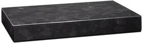 360 Lighting 736101828983 Black Marble 9 1/2 Inch X 6 1 Rectangular Lamp Riser