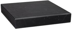 360 Lighting 736101829249 Black Marble 8 Inch Square X 1 High Pedestal Lamp Riser