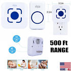 3svv3lu6kh General Wireless Doorbell Chime Kit Portable Receiver Waterproof Button Door