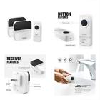 4323844332 Physen Model Wireless Doorbell Kit With Remote Push 711978751909