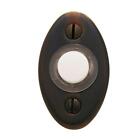 4852.112 Baldwin Hardware Oval Bell Button In Venetian Bronze