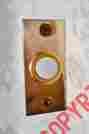 4853-030 Baldwin Hardware New Solid Brass Rectangular Illiminated Electric Door Bell Button 4853