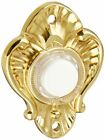 4857.030 Baldwin Bell Button Polished Brass