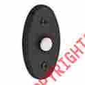4858-112 Baldwin Hardware Wired Oval Bell Button Venetian Bronze 723079957579