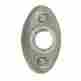4858060 Baldwin 4858 Satin Brass And Brown 3 Inch X 1-3 4 Oval Bell Button 723079028064