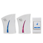 4894660617540 Unbranded Wireless Remote Control Music Doorbell White Red